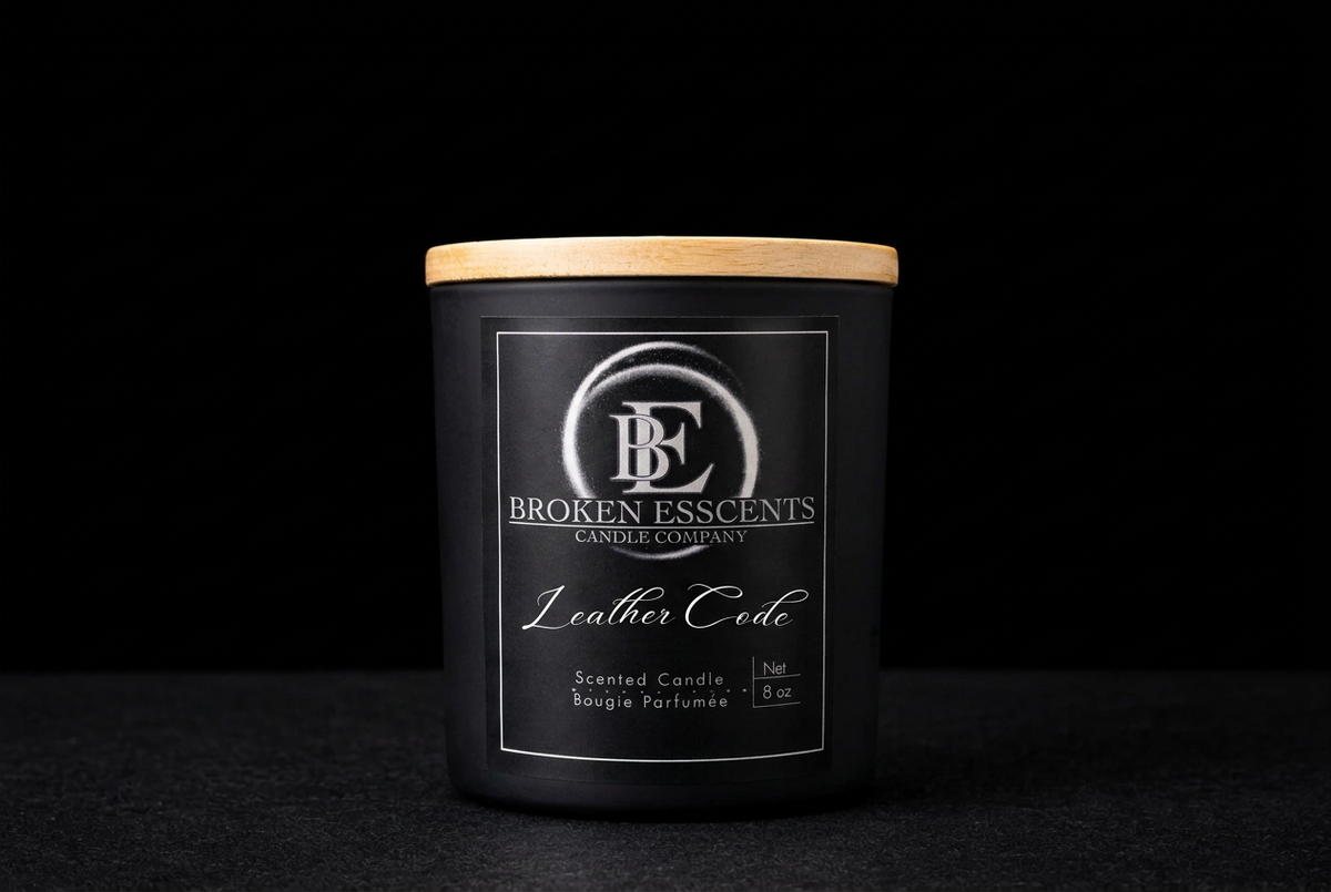 Leather Code with seasonal-style background