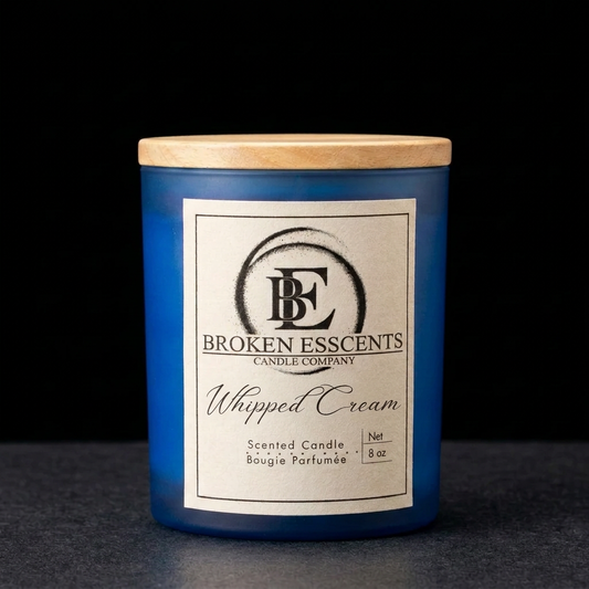 Whipped Cream label using the original lettering reference